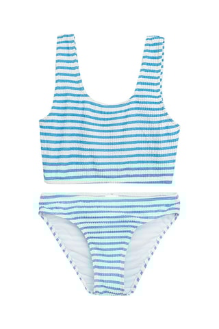 Maillot 2 pièces Blanc et ciel