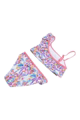 Maillot 2 pièces Blanc et violet