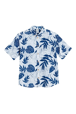 Chemise Blanc et bleu marine