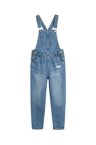 Salopette en jean Bleu marine
