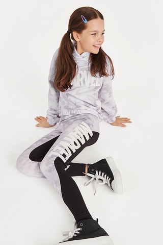 Legging Marvel - Noir et blanc
