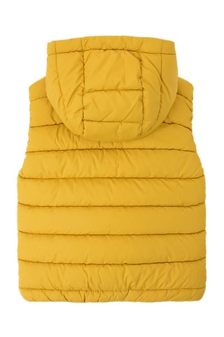 Doudoune sans manches à capuche - Jaune