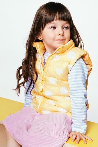 Doudoune sans manches - Jaune