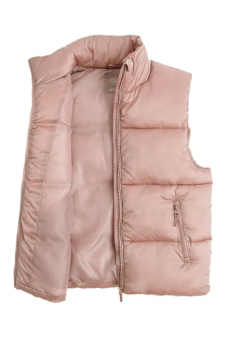 Doudoune sans manches - Rose