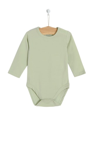 Body et grenouillère Blanc et vert
