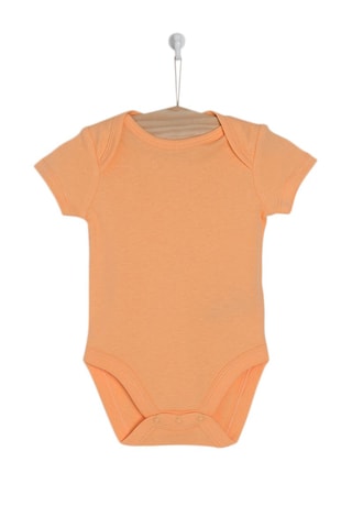 5 bodys Vert d’eau, bleu marine et orange