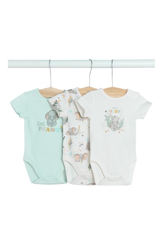 3 bodys Dumbo Disney - Multicolore