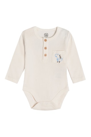 Body et jogging Blanc et bleu cobalt chiné