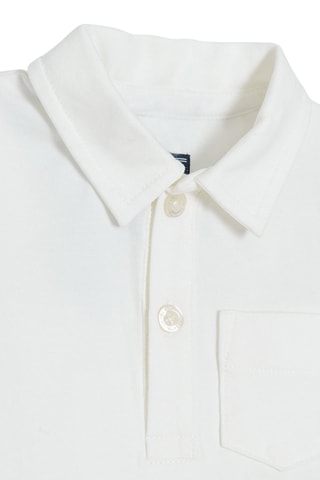 Body-polo et short Blanc et bleu clair