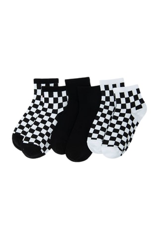 3 paires de chaussettes - Blanc et noir