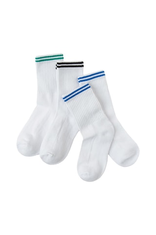 3 paires de chaussettes - Blanc