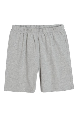 Pyjama 4 pièces Rouge et gris clair chiné