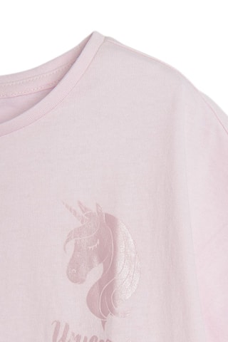 Pyjama Rose et bleu cobalt