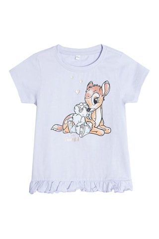 Pyjama Bambi et Panpan Bambi Disney Mauve