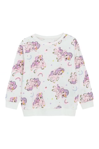 Sweat et jogging My Little Pony : Les amis, c'est magique - Blanc et rose