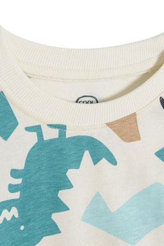 T-shirt Blanc et bleu