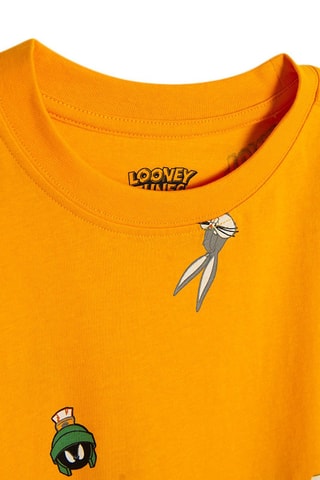T-shirt Looney Tunes Moutarde