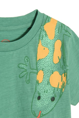 T-shirt Vert chiné