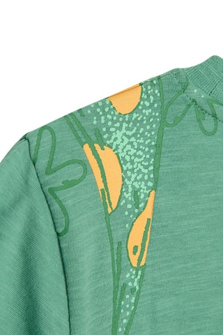 T-shirt Vert chiné