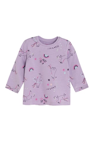 3 t-shirts - Rouge framboise, mauve et rose