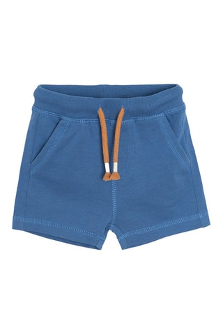 T-shirt et short Camel et bleu marine