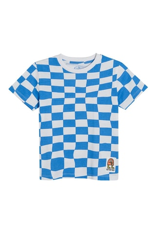 T-shirt Blanc et turquoise