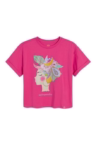 T-shirt Fuchsia