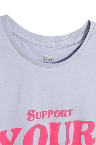 T-shirt Gris clair