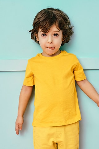 T-shirt Moutarde