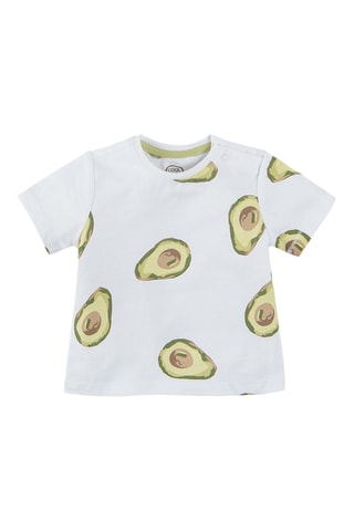 T-shirt Blanc et vert