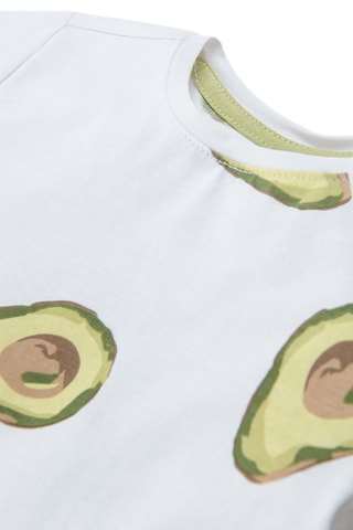 T-shirt Blanc et vert