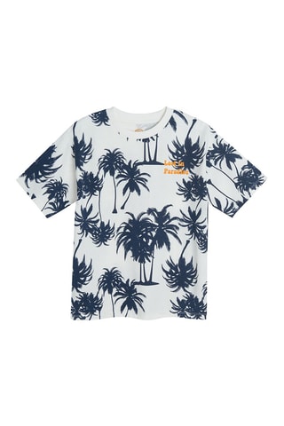 T-shirt Blanc et bleu nuit