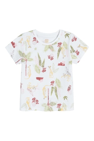 2 t-shirts Blanc et rose