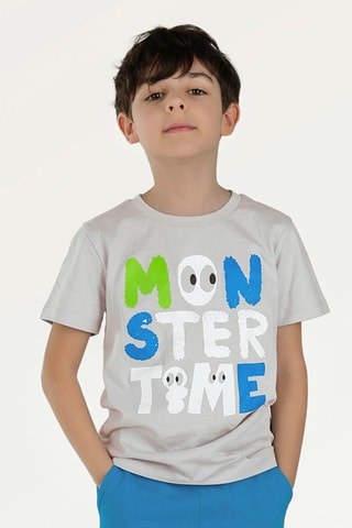 T-shirt Gris clair