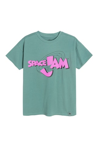 T-shirt Space Jam - Turquoise