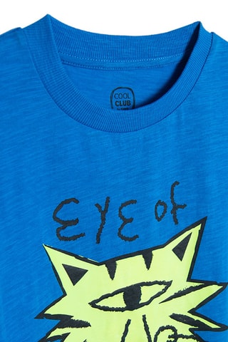 T-shirt Bleu cobalt chiné