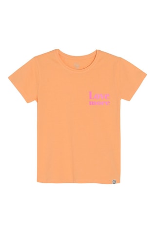 2 t-shirts Ecru et orange