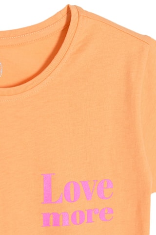 2 t-shirts Ecru et orange