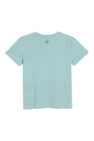 T-shirt Vert d’eau et blanc