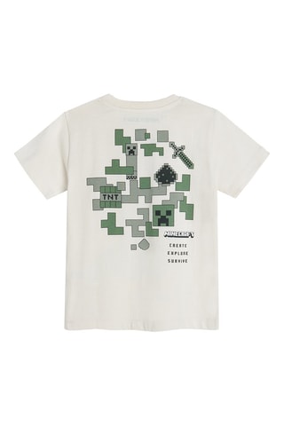 T-shirt MInecraft - Blanc