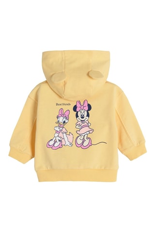 Sweat à capuche à oreilles Minnie et Daisy Disney Jaune