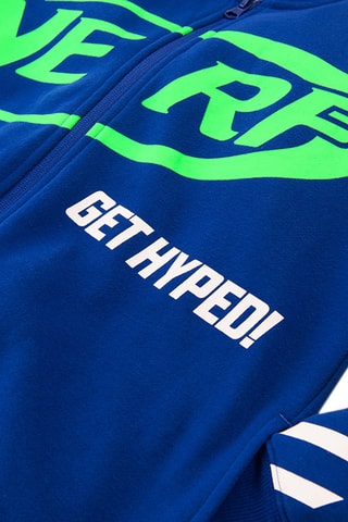 Sweat à capuche Bleu cobalt