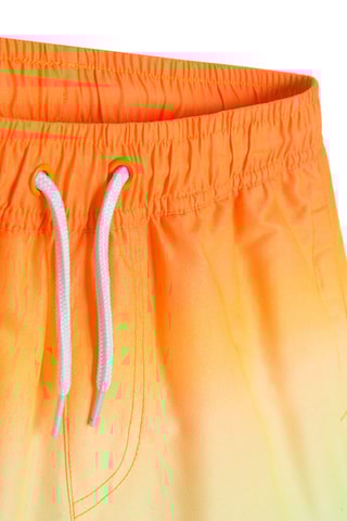Short de bain dip and dye Orange et vert clair