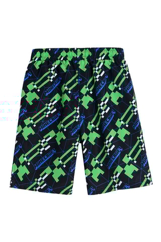 Short de bain Minecraft Noir