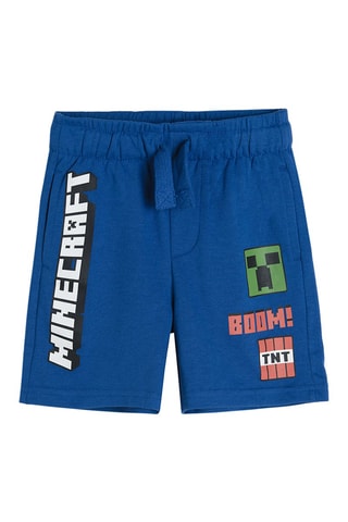 Short Minecraft Bleu roi