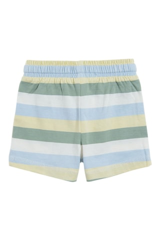 2 shorts Vert olive et saumon