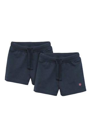 2 shorts Bleu marine