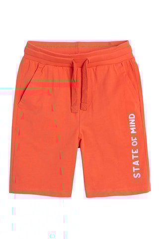 2 bermudas Noir et orange
