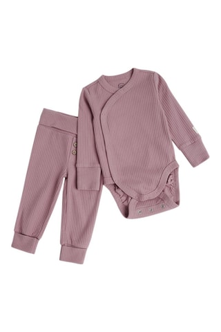 Body et pantalon - Violet