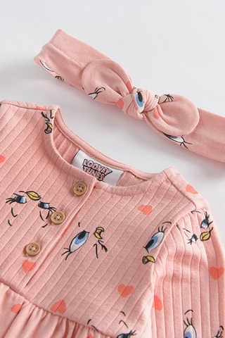 Robe et bandeau Titi Titi et Grosminet Looney Tunes - Rose